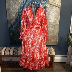 Simmer floral dress. size S